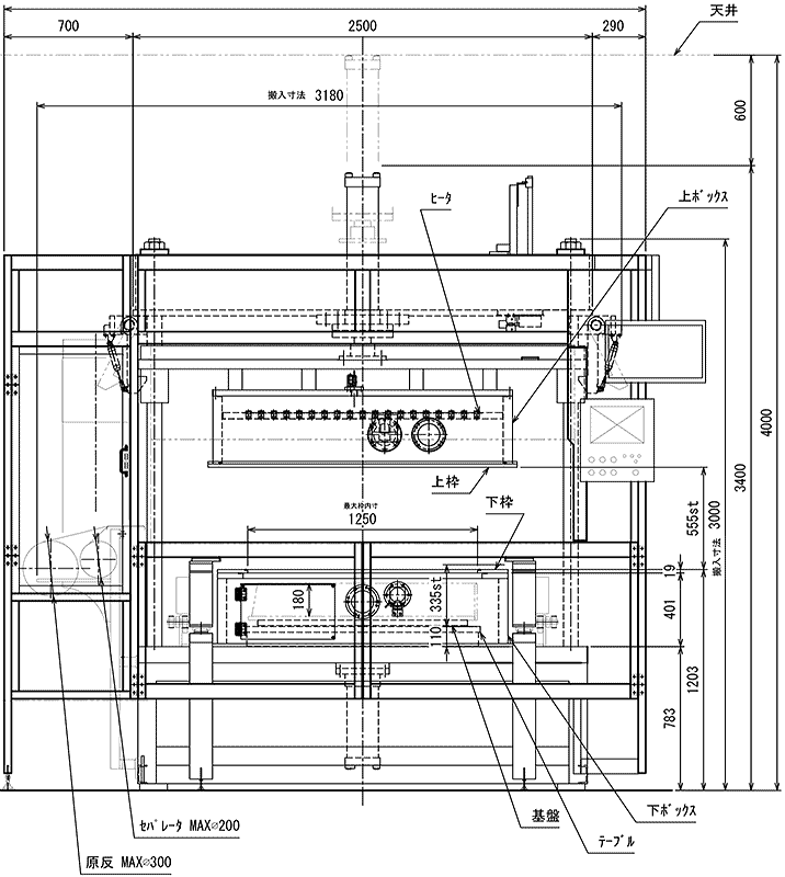 NGF-0512-Sの外形図